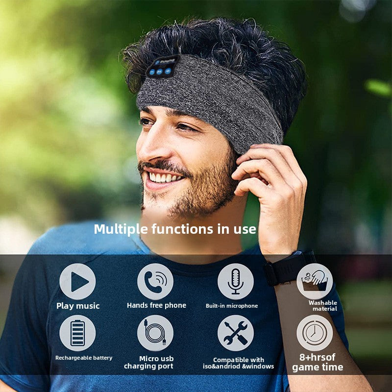 Premium Bluetooth Headband Headphones for Sleep, Sports & Relaxation
