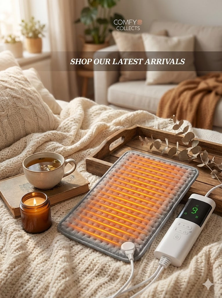 Cozy Electric Heating Pad for Back, Neck & Shoulders – 30×60 cm, 9 Heat Levels, 4 Smart Timers